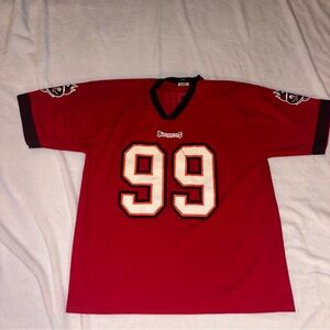 Vintage Logo Athletic Warren Sapp Tampa Bay Buccaneers Jersey Size XL